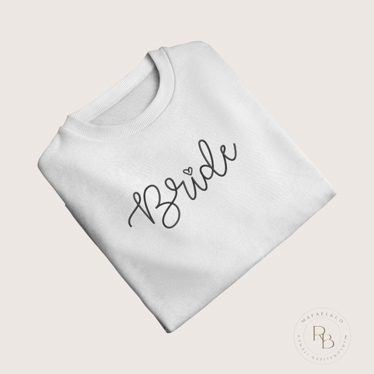 Sweatshirt brodé “Bride”
